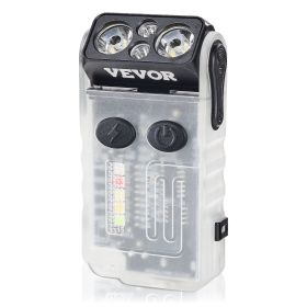 Rechargeable Keychain Flashlight, Mini LED Flashlight with 13 Lighting Modes, Portable Pocket Flashlight with Clip