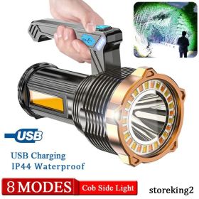 Most Powerful 99000000LM LED Flashlight Super Bright Torch USB Rechargeable Lamp