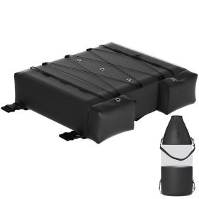 T-Top Storage Bag, for 4 Type II Life Jackets, with a Boat Trash Bag, 600D Oxford Fabric Life Vests Storage Bag for Most T-Top Boats