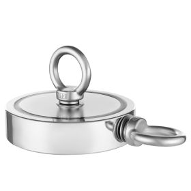 Magnet Fishing Kit, 2000 LBS/907 Kg Double-Sided Pulling Force Strong Magnet Fishing Kit