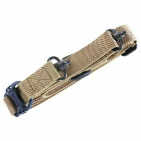 Retro Tactical Adjust Quick Detach QD 1 2 Point Multi Mission 1.2" Rifle Sling (Color: Brown)