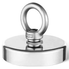 Fishing Magnet, 700 LBS/318 Kg Pulling Force Super Strong Neodymium Fishing Magnet (Default: Default)